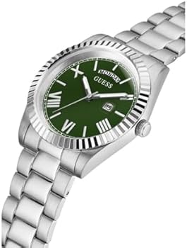 Guess ASSET - Horloge - blue sunray/silver-coloured/zilverkleurig