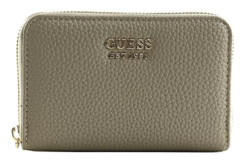 Portefeuille GUESS Brenton SLG l'excellence des finitions taupe foncé