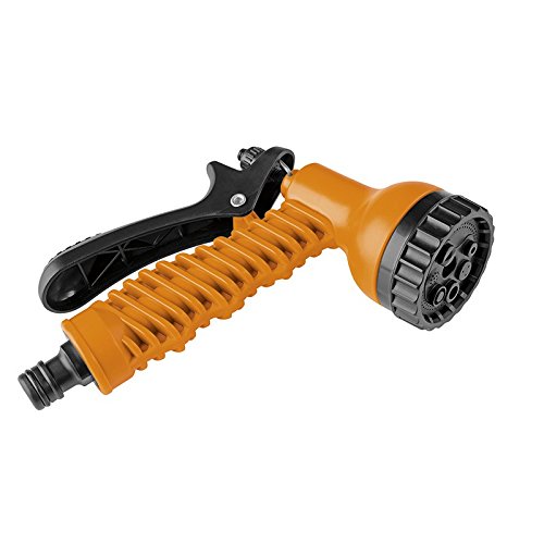 TV Das Original 05381 Handheld Shower Head Negro, Naranja Cabeza de Ducha y Accesorios - Accesorio de Ducha (Negro, Naranja, 120 mm, 60 mm)