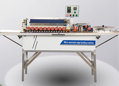 YUCHENGTECH Automatic Woodworking Edge Bander Banding Machine Upgrade Dust-free Sealing Trimming Edge Bander Double Sided Gluing Automatic Feed/Break Belt (110V, Dust-free straight edge banding)