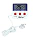ETHMEAS Digital Refrigerator Fridge Thermometer, Freezer Room Thermometer with High and Low Alarm,Max/Min Record Function