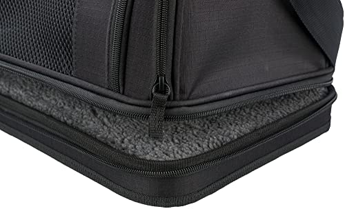 Trixie Airline Tasche Gate, Flugzeug Reisetasche Für Hunde, 28 × 25 × 45 cm, Schwarz - 28906