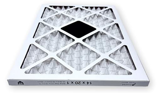 Filtre à air 14x20x1 MERV 11 Proairtek AF14201M11DWH modèle Diamond plissé charbon - 5