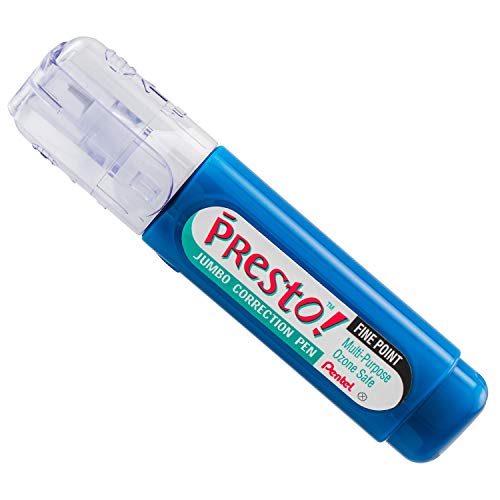 Pentel Presto! Jumbo Correction Pen, Fine Point, Metal Tip, Box of 12 (ZL31-W) by Pentel - Image 4