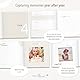 mintkind Baby Memory Journal – 18-Year Milestone Keepsake Book in Sage Green Linen, Baby Gift Photo Album with Thick Paper and Easy Yearly Entrie