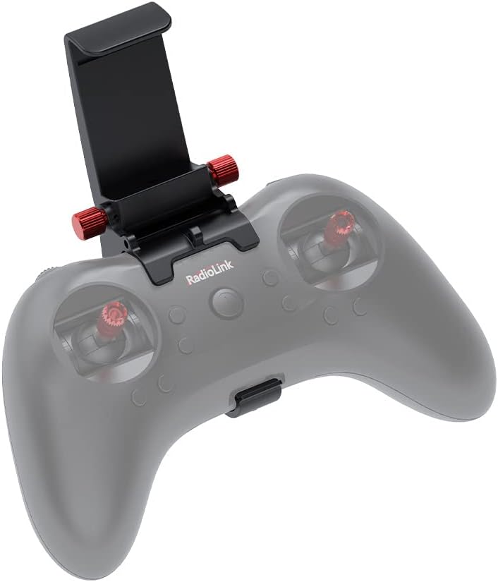 ATA HOBBY FPV Monitor Holder Mount Mobile Cell Phone Bracket for Radiolink T8S Transmitter Remote Controller Adjustable Clip Foldable Accessories 1.77-2.95 Inch