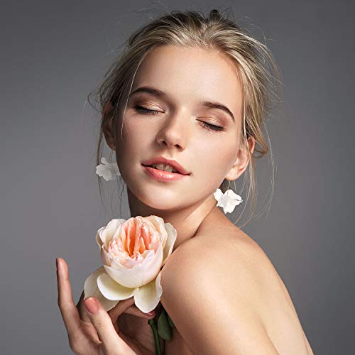 7 Pairs Flower Floral Earrings Flower Hoop Drop Earrings Acrylic Dangle Earrings For Women Girls #TOP4