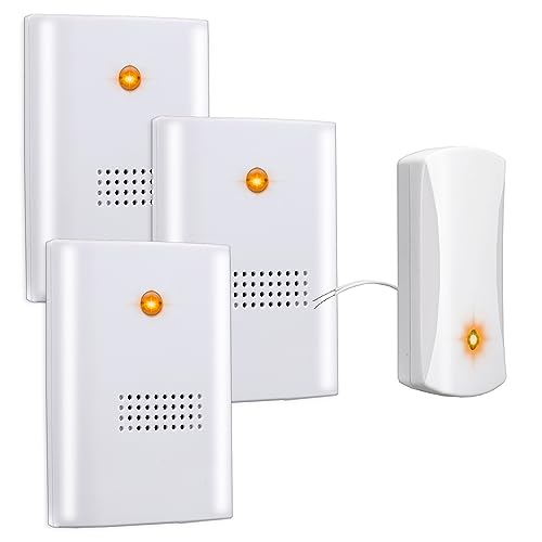 Preisvergleich Produktbild 3er SET Türklingel Signal Weiterleitungs System Klingelton weiterleiten Türklingelsignal per Funk übertragen Gongsignal weiterleiten