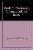 Modern marriage;: A handbook for men, B0007FTC2K Book Cover