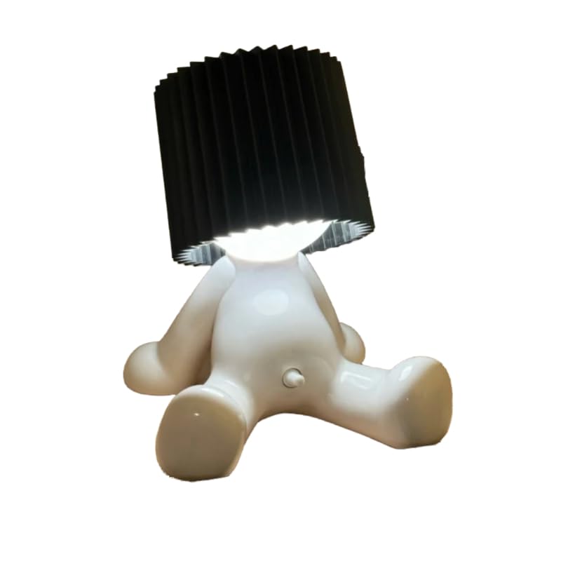 Shy Boy Table Lamp Creative LED Bedside Lamp Novelty Funny Desk Light Soft Warm Night Light Ambient Home Decoration