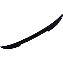 Car Rear Spoiler for BMW E30 E34 E36 E39 E46 E60 E90 F10, ABS Rear Trunk Spoiler Wings Roof Spoiler Wings Mods Accessories,A/Black