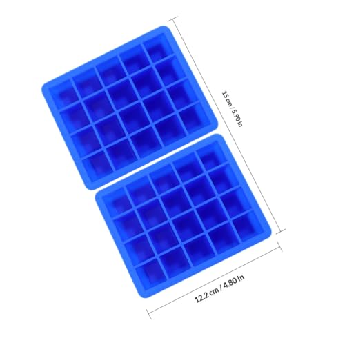 Bandeja de Hielo de Silicona Housoutil 20 cubos Azul miniatura 2