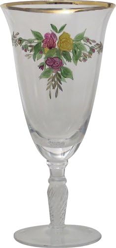 Royal Albert Old Country Roses Hand-Painted Iced Beverage Glasses, Set of 4