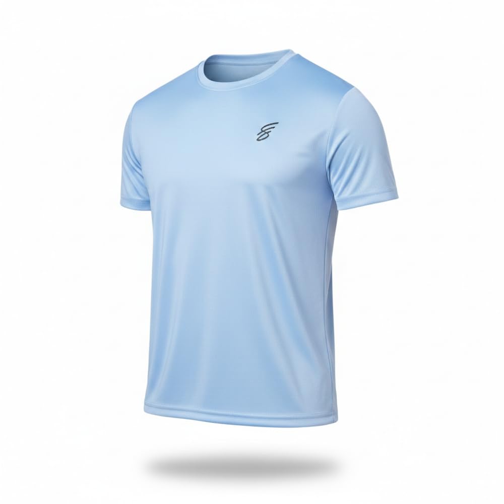 sweatheads Round Neck Moisture Absorbing Performance Half Sleeve Slim Fit T-Shirt for Men | Quick Dry Technology | Light Weight & Breathable Fabric | Ideal for Indoor & Outdoor Physical Activity-picture-30