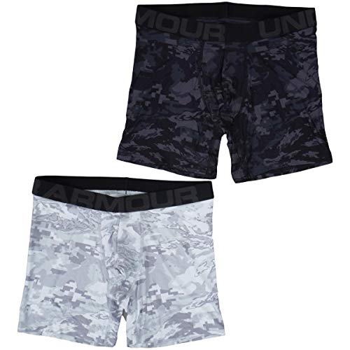 Image of Under Armour mens Multi-pack Performance Tech Boxerjock Brief, 6 inch Inseam, All-day Comfort & Soft