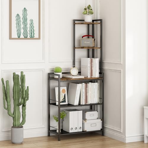 Estante Organizador de Canto com 5 Níveis, Estante de Canto para ...