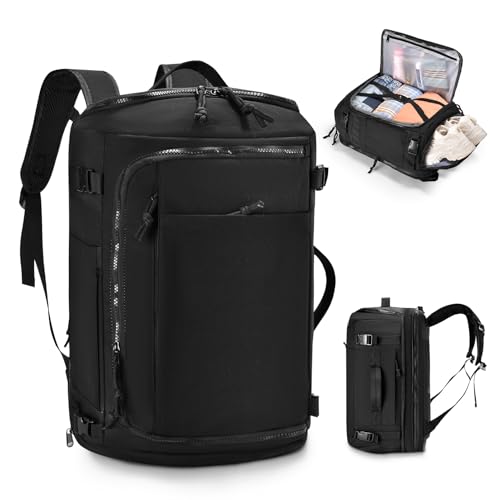COSCOOA Mochila de viagem 40 x 30 x 20 cm, Preto