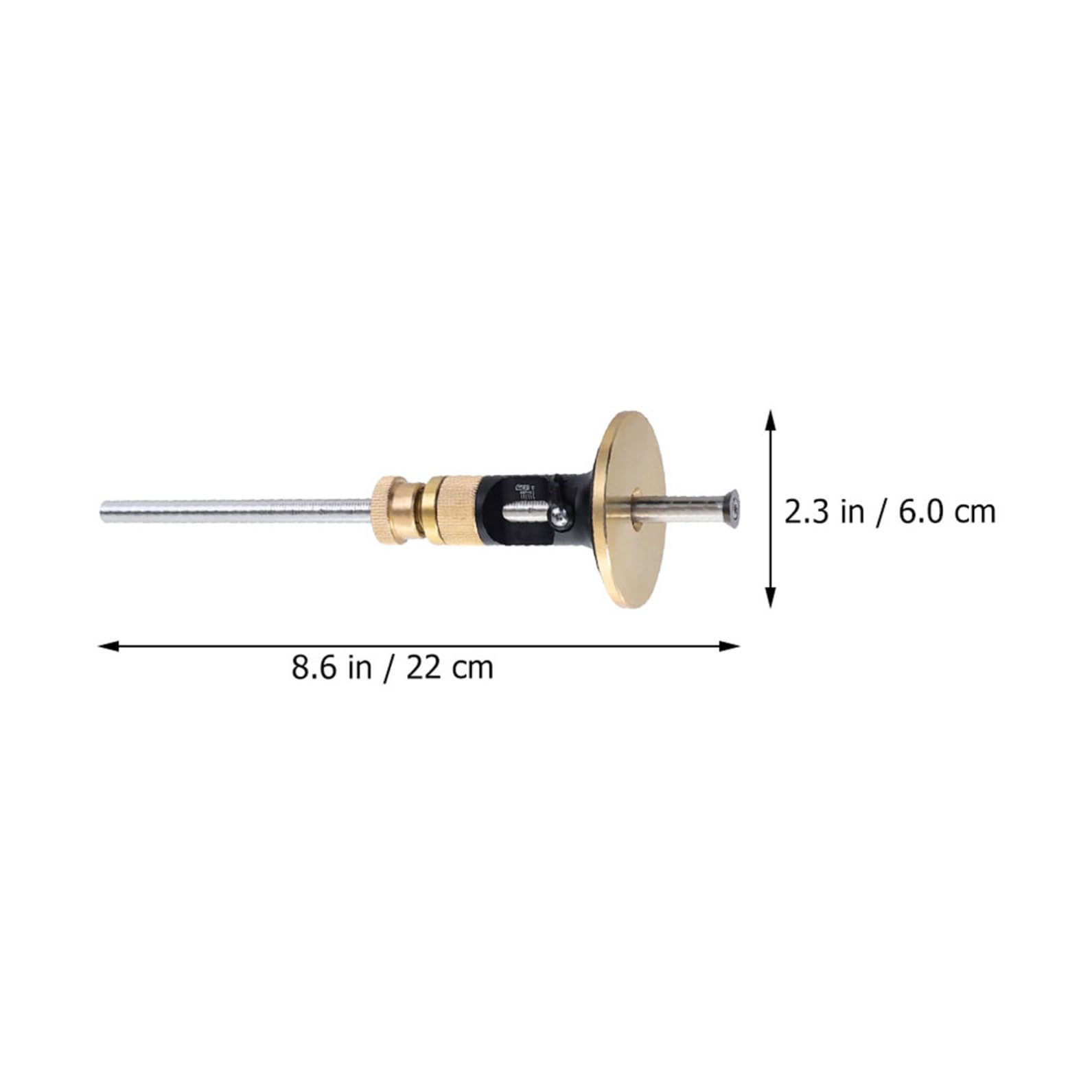 Artibetter 1juego Regla De De Carpintería Herramienta De y Medición De Profundidad Scribe Gauge Diseño y Para Profesional y Doméstico