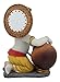 Ebros Hindu God Baby Krishna Vishnu Stealing Butter Yogurt and Milk from The Gopis Statue 4.25