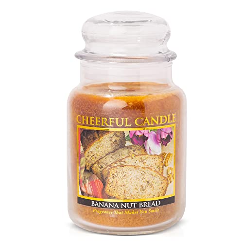 A Cheerful Giver Fröhliche dem Geber Banana Mutter Brot Jar Kerze, 24-Ounce Cover