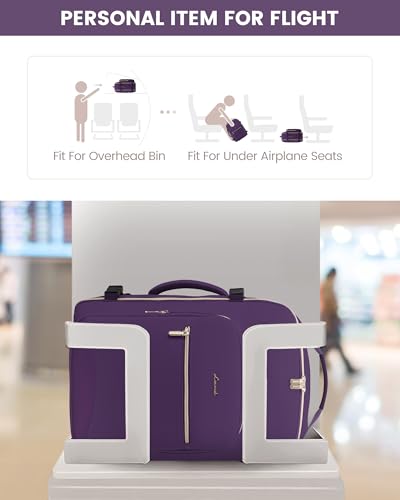 Image of LOVEVOOK 50L Travel Backpack Flight Approved Carry on Backpack,3 Packing Cubes,Waterproof Personal Item Travel Bag,TSA Carry on Luggage Suitcase Travel Essentials,Gifts for Women & Men,fits 18 inch Laptop