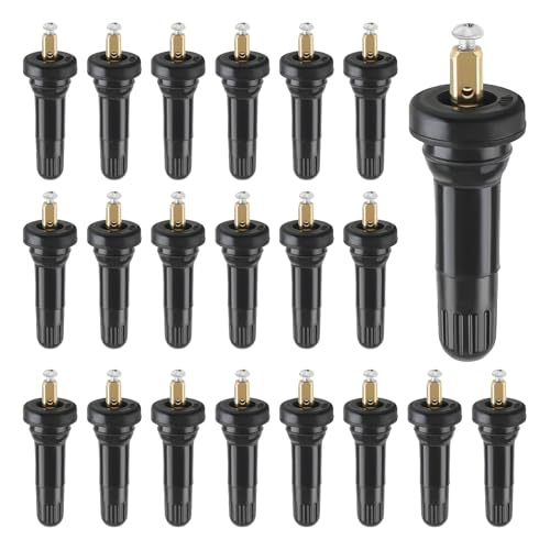 AUTOKAY 20 PCS TPMS 17-20008 Rubber Snap-in Tire Pressure Valve Stem Kit for GM-930A for GMC Cadillac Chevy Silverado 1500 2500 Su burban Replacement VS 950 VS950 15263240 for GM Chevy