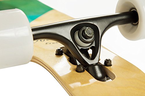 VOLADOR 42inch Freeride Longboard Complete Cruiser (Drop Through Deck - Camber concave)(Cocktail) - Thumbnail 4