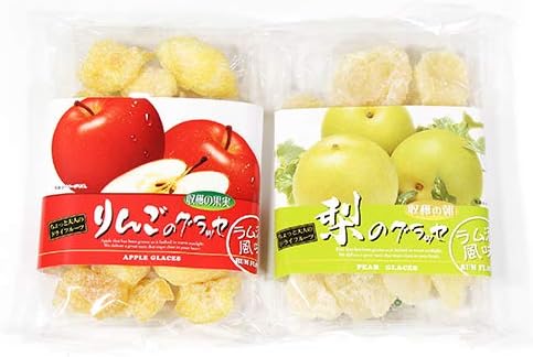 Amazon 森田製菓 りんごのグラッセ 梨のグラッセ セット おかしのマーチ 森田製菓 ドライフルーツ 通販