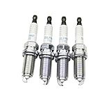 4pcs 12290-RBJ-003 Dual Iridium Spark Plug DILFR6F11G Compatible with Insight Jazz Fit 1.3 2010 2011