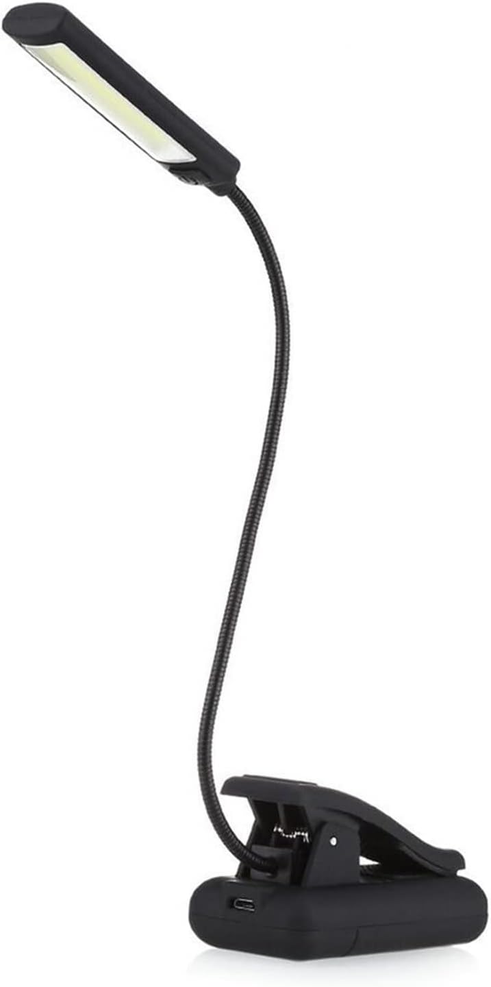 XTYPE Plug-in Clip On Book Reading Light Flexible Arm Stand Lamp for Notebook Working Light Read Night Reading Lamp