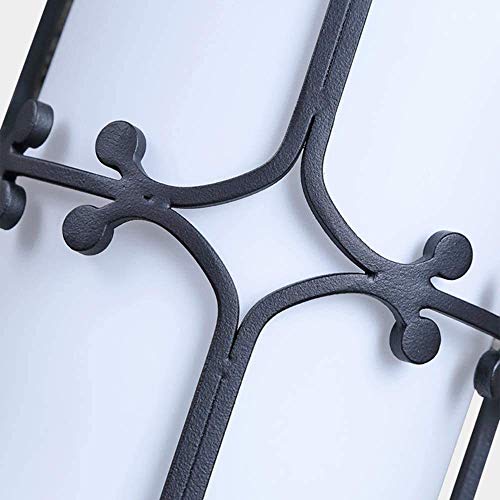 Aplique de pared para patio exterior E27 linterna de aluminio blanco mate 6