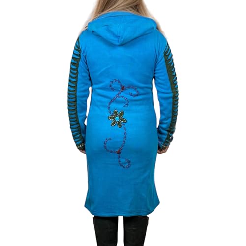 Agan Traders 2025 Spring Winter Long Ribbed Knit Stone Washed Distressed Cotton Bohemian Fleece Lined Outwear Jacket Coat3