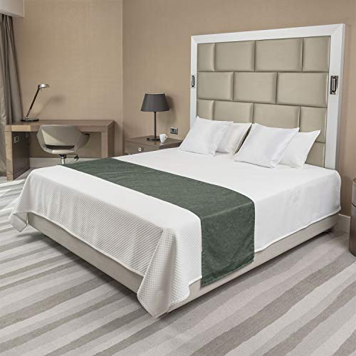 Ambesonne Leafage Abstract Tree Leaves Bed Runner #TOP21