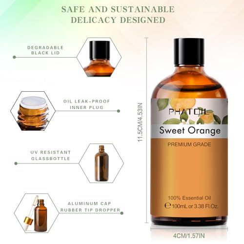 PHATOIL エッセンシャルオイル オレンジ 100ml