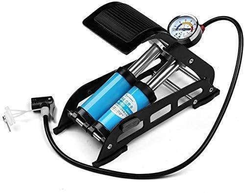 Foot Pump,Portable Air Pump,Floor Air Pump Double Cylinder 150PSI Accurate Pressure Tire Floor Pump for Bike Car and Motorcycle, Fits Presta Schrader and Deutschland Valve (B0CQMT8DQQ) Amazon Price History, Amazon Price Tracker