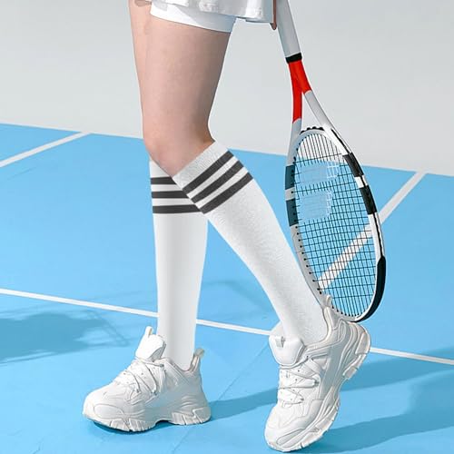Image of Knee High Socks for Women, Long Tall Knee Tube Socks