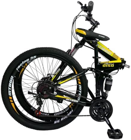 bicicleta dobravel mountain bike aro 26 suspensão duple freio a disco 21 marchas
