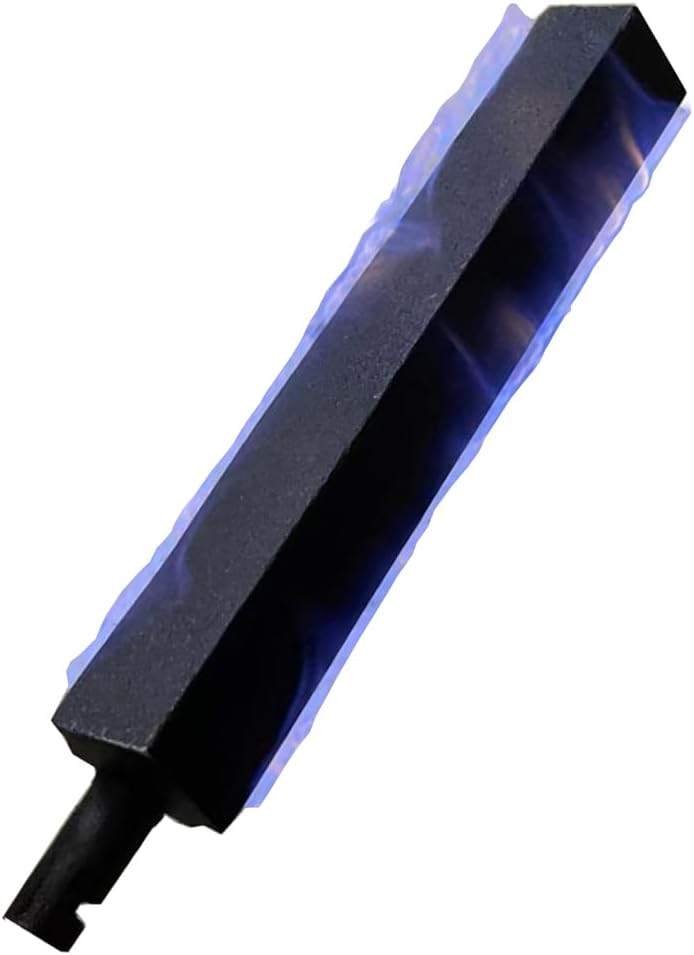 3 Pack 13 3/4“ Cast Iron BBQ Grill Burners Replacement Parts for Charbroil, Centro, Front Avenue, Costco Kirkland, Thermos Gas Grills