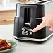 Morphy Richards Signature Opulent 4 Slice Toaster, 2 Slots, Browning Controls, Variable Width Slots, Removable Crumb Tray, Non Slip, 1800W, Black, 245744