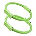 Gedourain Cerchio Fitness, Accessori Pilates Semplici Yoga Durevole Dispositivo di Allenamento Versatile per La Perdita di Peso Body Shaping(Verde)