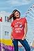 Womens Chill The Fourth Out T Shirt Funny Fourth of July Popsicle Joke Tee for Ladies Funny T Shirts Patriotic Tops for Women Women's Novelty Tees Red - XL