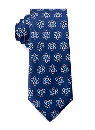 Men's Microfiber Atomic Nucleus Physics Novelty Tie…