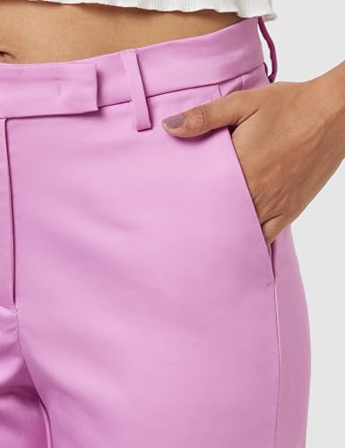 Image of Marks & Spencer Womens Solid Mid Rise Slim Fit Trouser