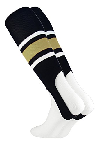 Chaussettes De Baseball Tck à Rayures Vertes - Taille L - Style Stirrups