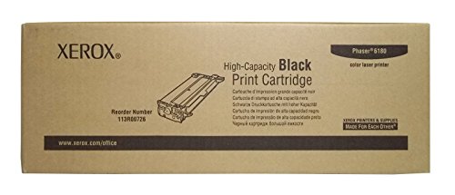 Xerox Phaser 6180/6180 MFP Black High Capacity Toner Cartridge (8,000 Pages) - 113R00726