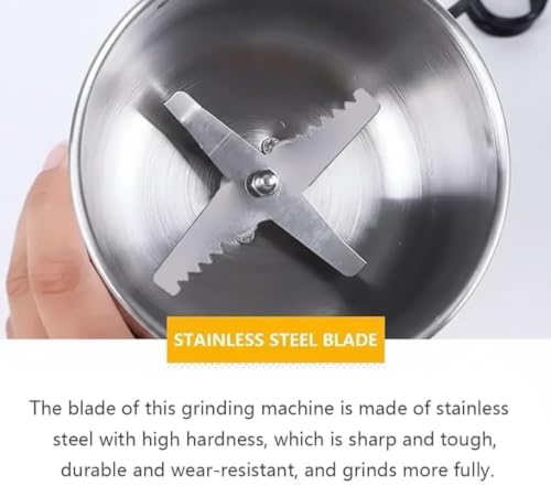 Image of Mini Mixer Grinder | Compact Electric Mixer for Spices, Chutney, Dry Fruits & Small Food Preparations | Kitchen Grinding Machine