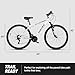 WEIZE Hardtail Mountain Bike, 29 Inch Wheels Outdoor Cycling Bike, 21-Speed Trigger Shifter, Aluminum Frame for Women and Men, Comfort Saddle, MTB Bicycle with Suspension Fork, White
