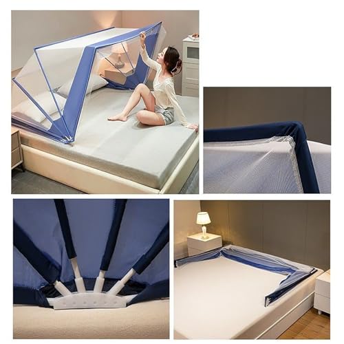Moustiquaire sans installation pour lit double et superposé - 3