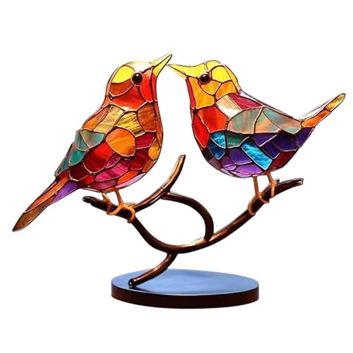 鳥 とり 置物 鳥オーナメント 雑貨 装飾品 インテリア オブジェ 飾り 壁の装飾 枝上の鳥 ガーデニング デコレーション 模型 玄関 モデル 屋外装飾 防水 耐久性 装飾品 風景工芸品 北欧風 置物 玄関先 庭 バード プレゼント かわいい 動物 マスコ