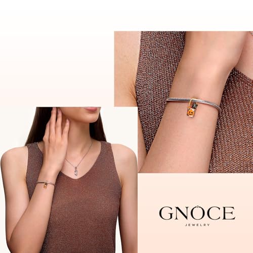 Image of GNOCE Halloween Charm Bracelet Fit Pandora Beads for Women Gift